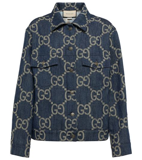 gucci denim top|Gucci denim jacket outlet.